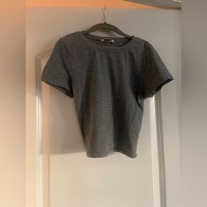 Grey Crop Top